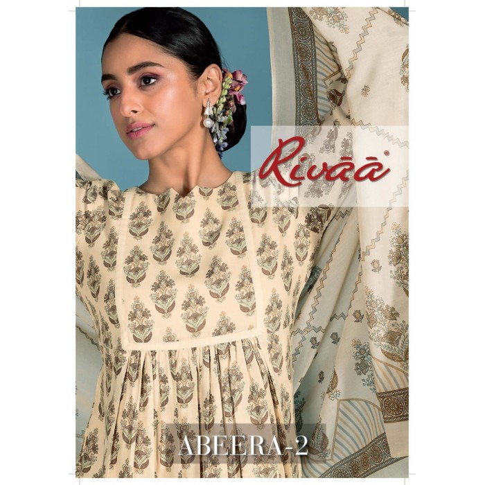 Rivaa Abeera Vol 2 Pure Cotton Pint Dress Materials